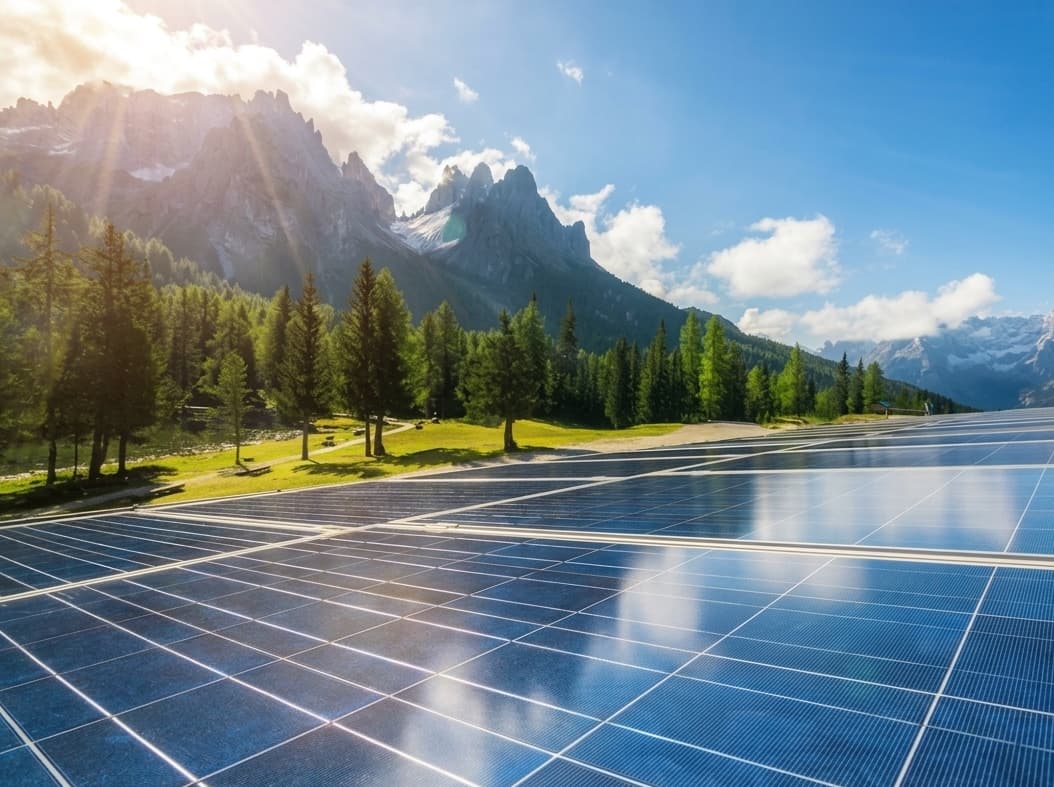 Spotless Solar team cleaning solar panels on a California property