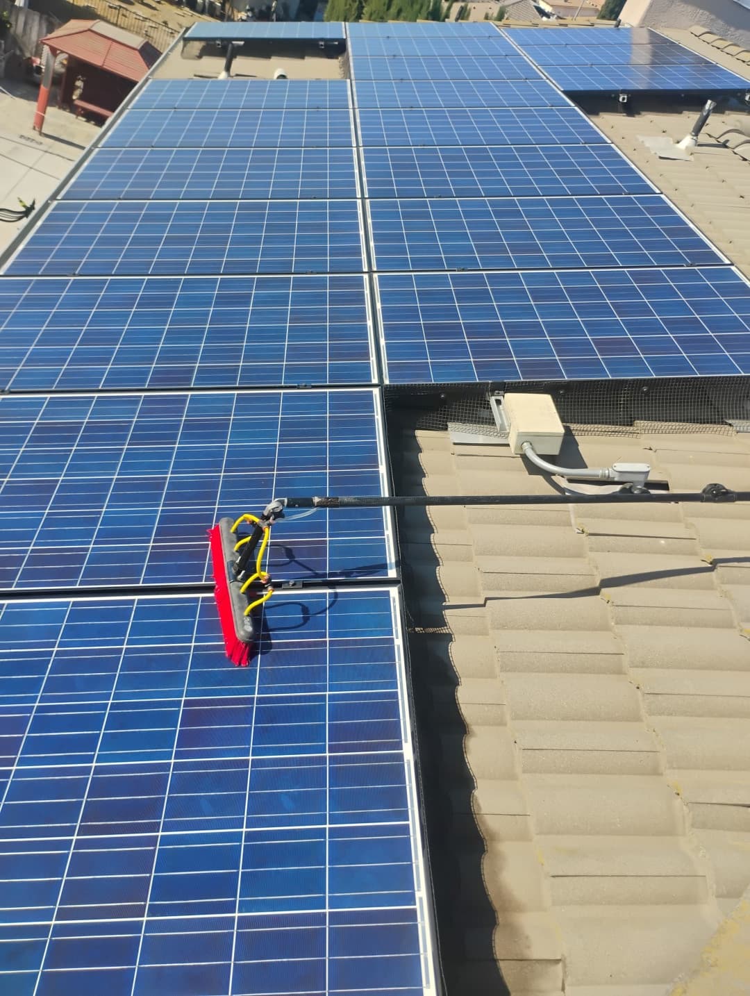 Solar panel maintenance