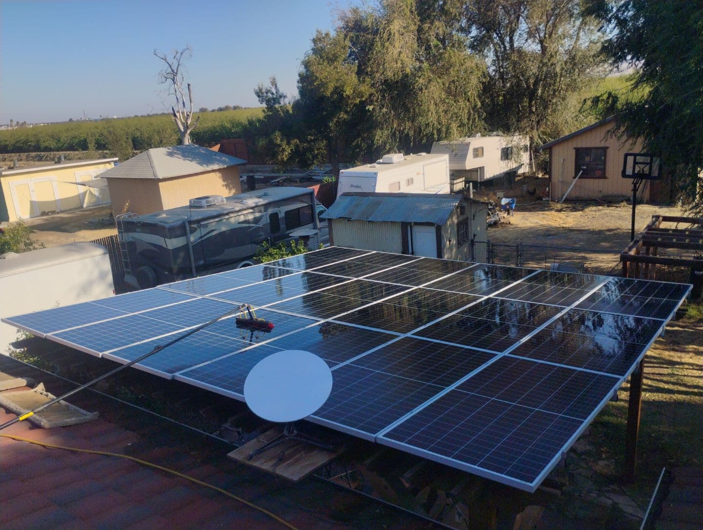 After professional cleaning — spotless result